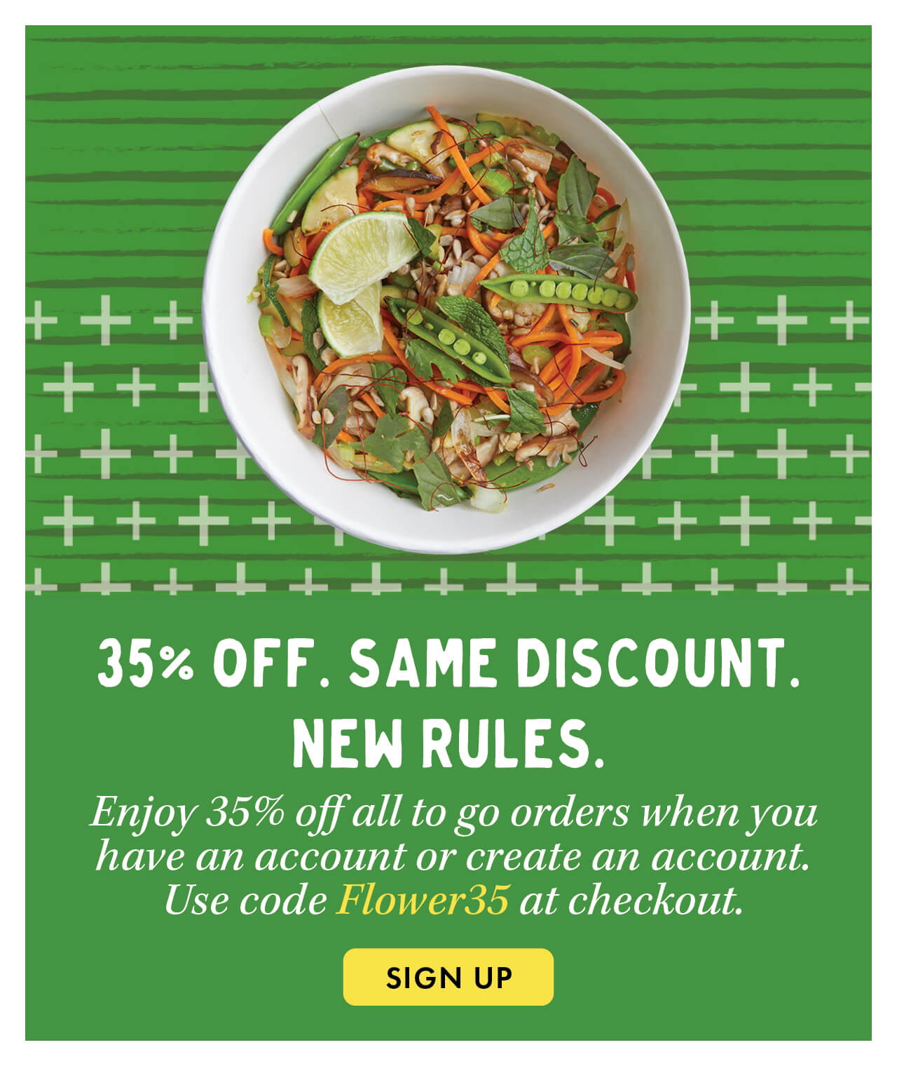 Catering Menu Flower Child